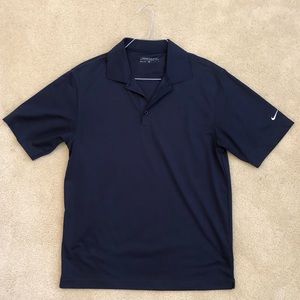 Nike Golf Dri Fit Navy Polo. Size M. EUC
